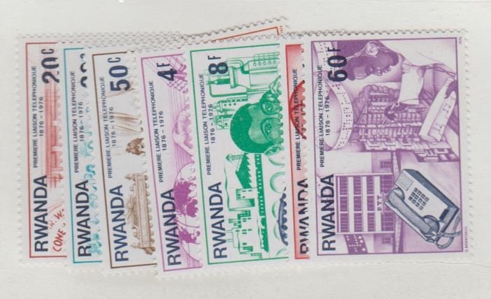 Rwanda Scott #746-753 Stamp - Mint NH Set