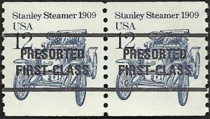 # 2132a MINT NEVER HINGED PAIR PRE-CANS. STANLEY STEAMER
