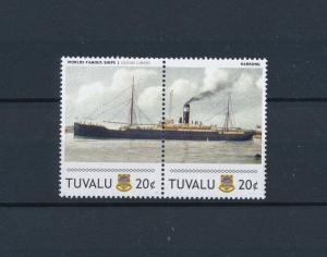 [81235] Tuvalu 2011 Ships Boats Narrung Ocean Liners Anchor Line Pair MNH