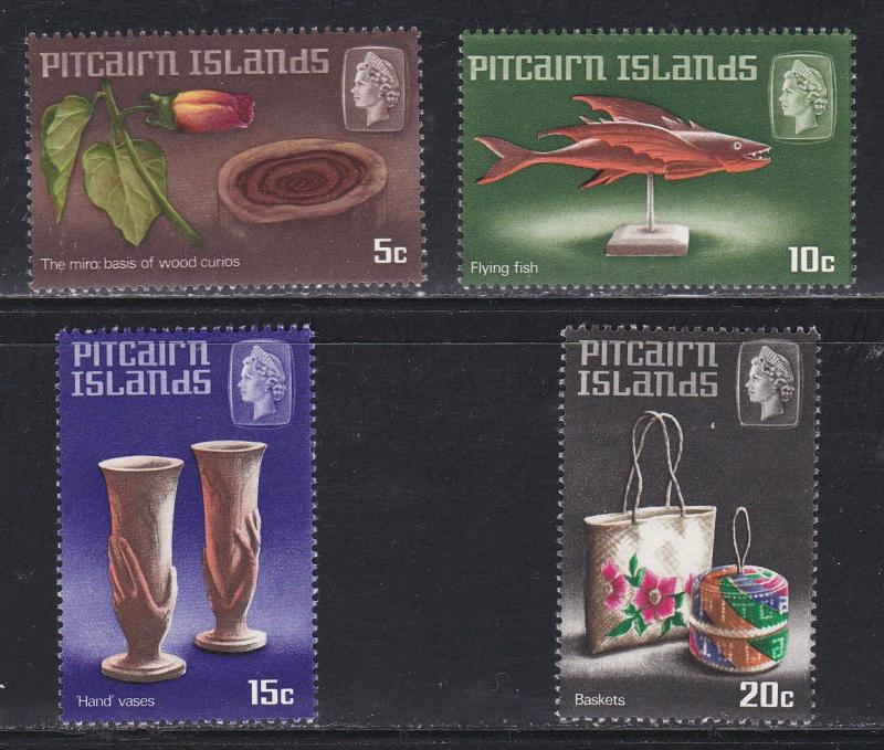 Pitcairn Islands # 91-94, Handicrafts, NH, 1/2 Cat.