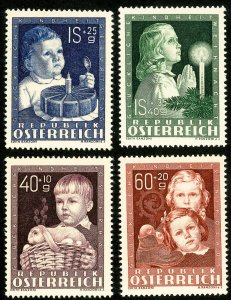 Austria Stamps # B260-3 MNH XF Scott Value $60.00