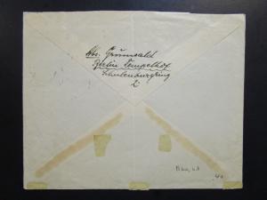 Germany 1934 Cover w/ Semi Postals / Light Fold - Z6371