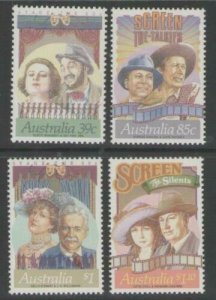 AUSTRALIA SG1208/11 1986 STAGE & SCREEN PERSONALITIES MNH 