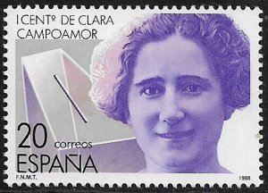 Spain #2544 MNH Stamp - Clara Campoamor