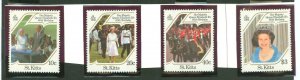 St. Kitts #177-80  Single (Complete Set)
