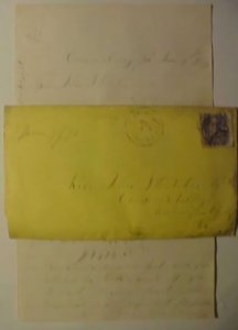 US LETTER IN 1876 CANNONSBURG PA COVER # 114