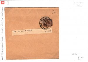 EGYPT Postal Stationery WRAPPER Alexandria 1896{samwells-covers}SW3