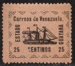 Venezuela - Guayana Sc #3 Mint Hinged