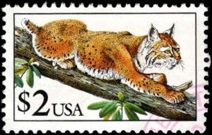 SCOTT  2482  BOBCAT  $2.00  SINGLE  MNH  SHERWOOD STAMP