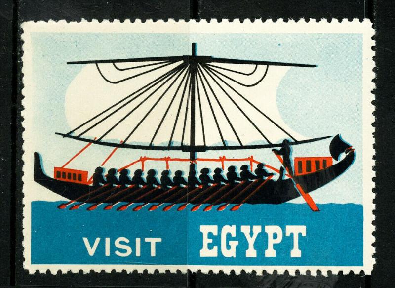 Egypt Stamps Old Label NH Visit Egypt