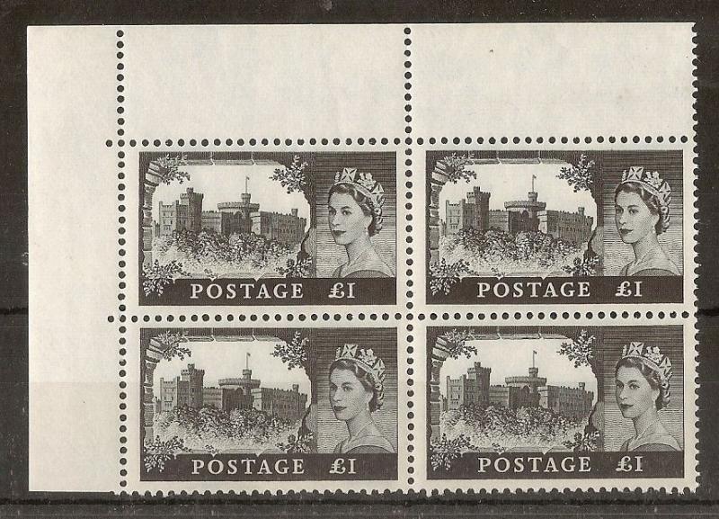 GB 1967 Corner Marginal Blocks SG759-762 MNH Cat£60