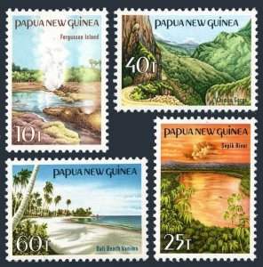 Papua New Guinea 610-613, MNH. Michel 487-490. Landscapes 1985. Ferguson Island,