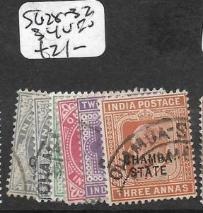 INDIA CHAMBA (P2809B) KE SG 28-32, 34  VFU