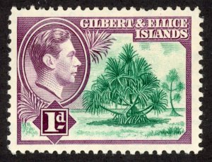 Gilbert & Ellice Islands 41 MH 1939 1p