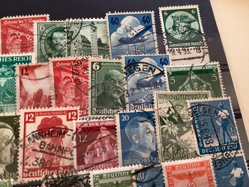 Germany mixed vintage mounted mint & used stamps Ref 50037 