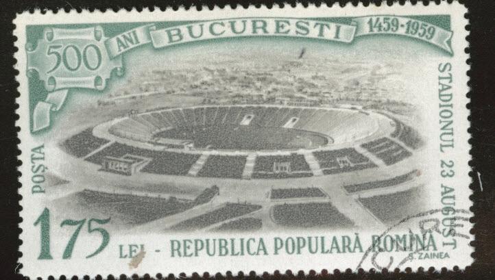 ROMANIA Scott 1286 used 1959 Bucharest stamp CTO