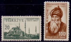 Turkey, 1957, Sultan Suleiman, sc#1254, MNH