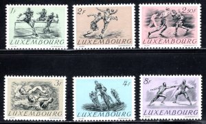 Luxembourg #280-285  Unused   VF  CV $21.00  ....    3600220