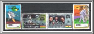 Ghana #386-389 (v) Space Overprinted Set MNH