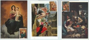 81362 - GREAT BRITAIN - Postal History: set 3  MAXIMUM CARDS - RELIGION art 1967