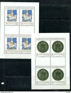 Czechoslovakia 1973 2 Mini Sheets Mi 2141-2 MNH 12934