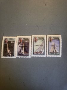 Stamps Barbuda Scott #852-5 nh