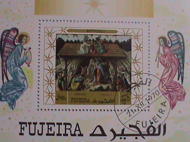 1970 FUJEIRA: CHRISTMAS SOUVENIR SHEET NH