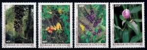 [67011] Ivory Coast 1986 Flora flowers blumen plants  MNH