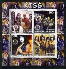 BENIN - 2003 - KISS #2 - Perf 4v Sheet - MNH -Private Issue