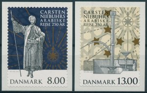 Denmark Stamps 2011 MNH Carsten Niebuhr Arabian Expedition Explorers 2v S/A Set