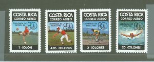 Costa Rica #C782-C785  Single (Complete Set) (Olympics)