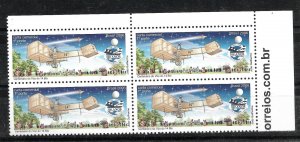 BRAZIL 2006 100TH ANNIV. OF THE FOURTEEN BIS FLIGHT AVIATION SANTOS DUMONT BLOCK