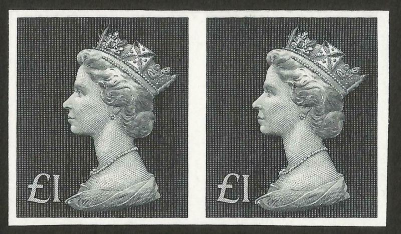 GB STAMP ERROR 1970-72 MACHIN IMPERF PAIR FINE UNMOUNTED MINT