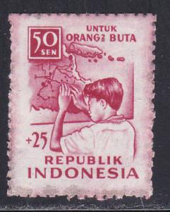 Indonesia # B90, Benefit for the Blind, Mint NH