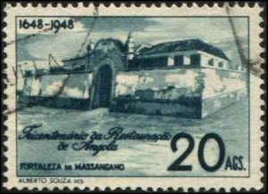 Portuguese Angola SC# 314 Massangano Fort light cancel SCV $5.25