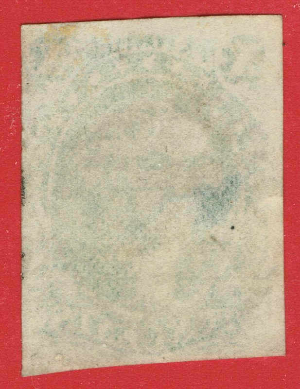 [0741] 1855 Scott#15 used 10¢ green cv :$140