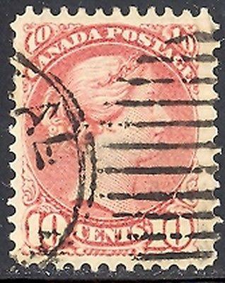 Canada #45b  deep rose Used VF  