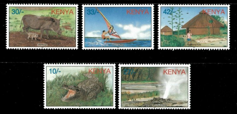 Kenya 1997 - Kenyan Tourist Attractions - Set of 5v - Scott 725-29 - MNH