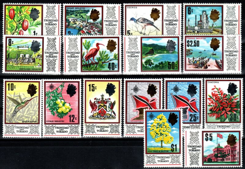 Trinidad And Tobago #144-59  MNH CV $15.90 (X1384)