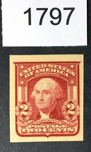 US STAMPS # 320A MINT OG NH XF JUMBO CAT. $100 LOT #1797
