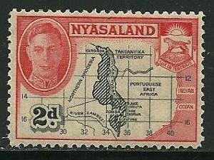 Nyasaland # 56, Mint Hinge. Lot 64