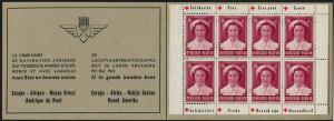 Belgium B534a Booklet MNH Red Cross Dutch & French 