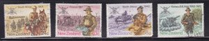 New Zealand 811-814, Used - Military History