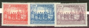 Australia  #163-5  Single (Complete Set)