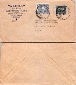 1953 Cuba (Avellaneda, Camaguey) to United States ( Postal History ), 1953