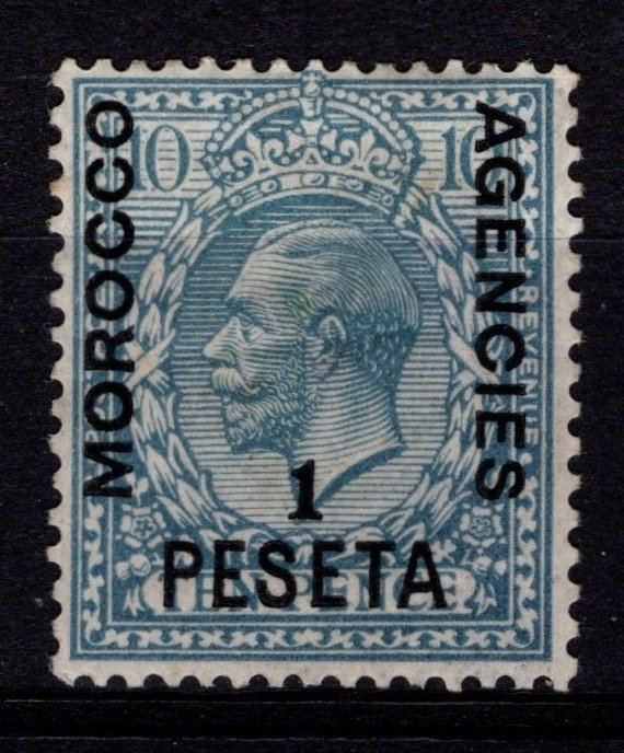 Morocco Agencies 1914-26 George V Optd. Spanish cur. 1p on 1d [Unused]