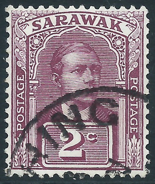 Sarawak, Sc #80, 2c Used