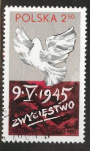 Poland Scott 2388 Used CTO favor canceled stamp 1980