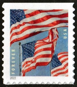NEW ISSUE: (Forever) U.S. Flags Booklet Single: BCA (2022) SA