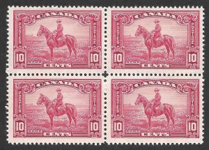 Doyle's_Stamps: MNH 1935 Canada Block of Royal Mounties, Scott #223**
